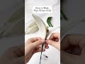 How to make lily with pipe cleaners? DIY flowers easily #diy #shorts #flowermaking