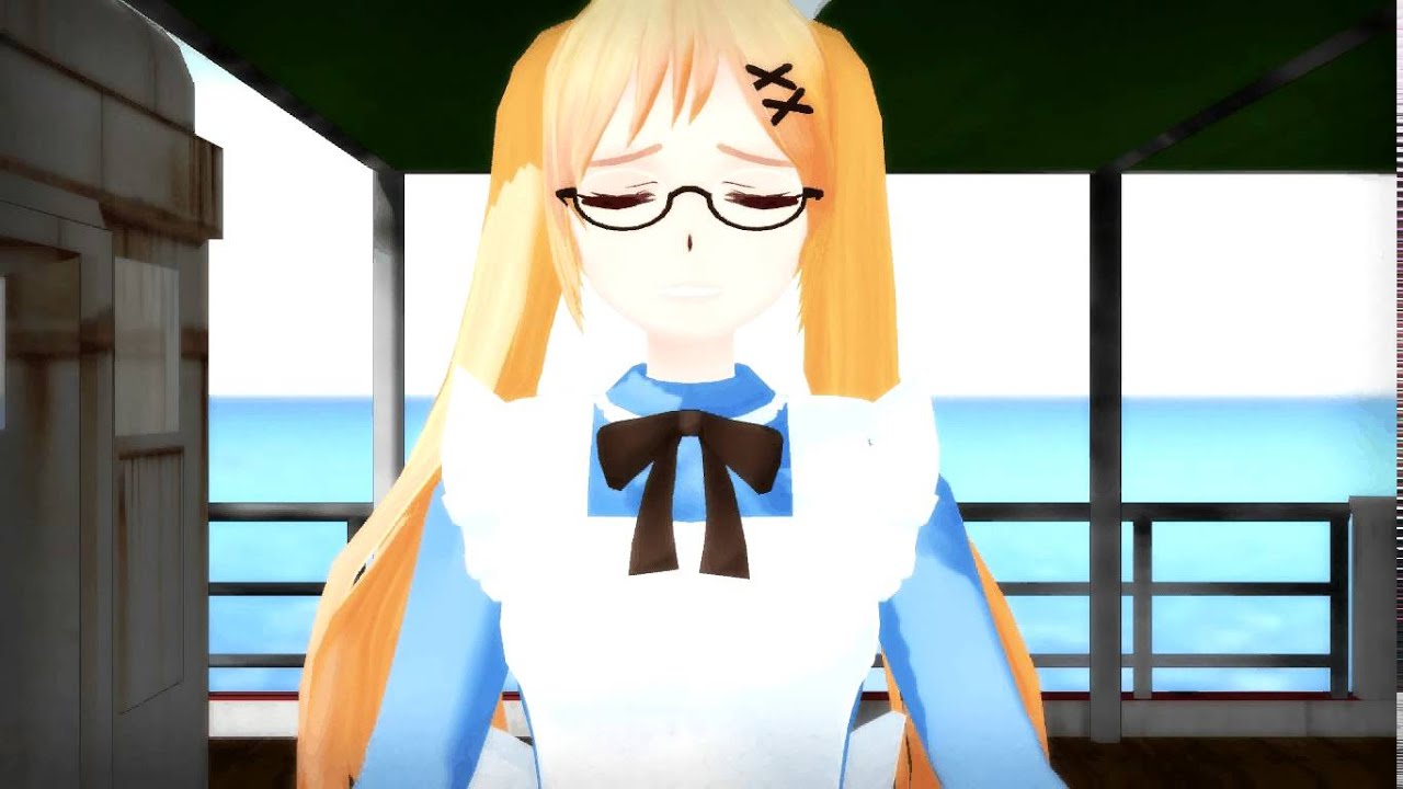 mmd girl fart animation