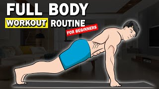 20 Min Full Body Workout For BEGINNERS (No Equipment)