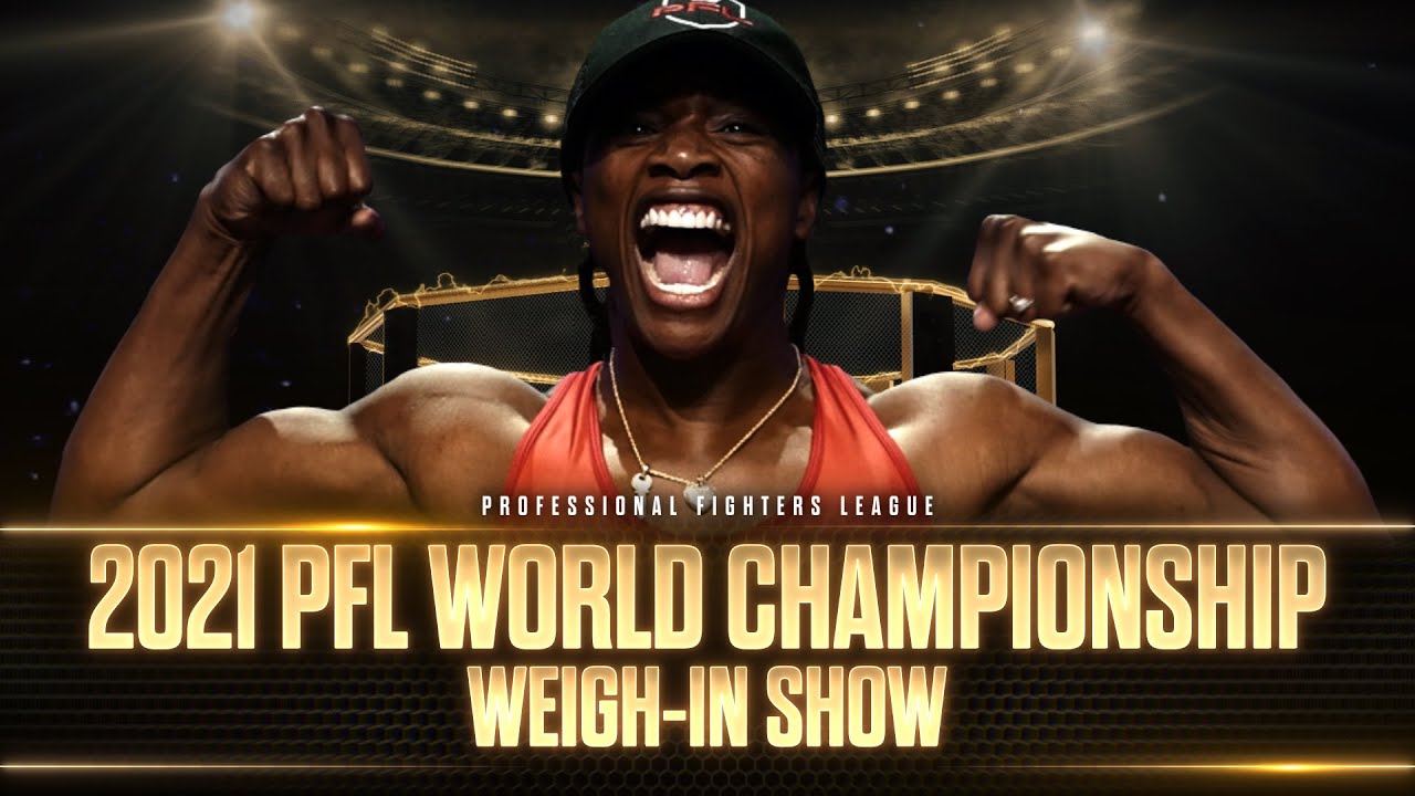PFL Championship ceremonial weigh-ins live video stream