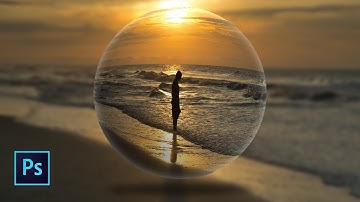 How to Make Crystal Ball in Photoshop | Ayaz Designing