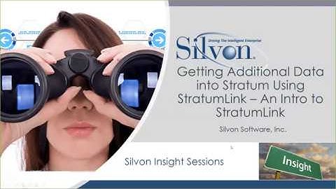 INSIGHT Getting Additional Data into Stratum Using StratumLink