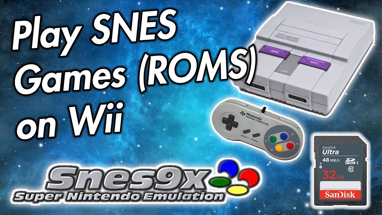 kleding stof tempo vingerafdruk Play SNES Games on Wii with SNES9x GX 2021 - YouTube
