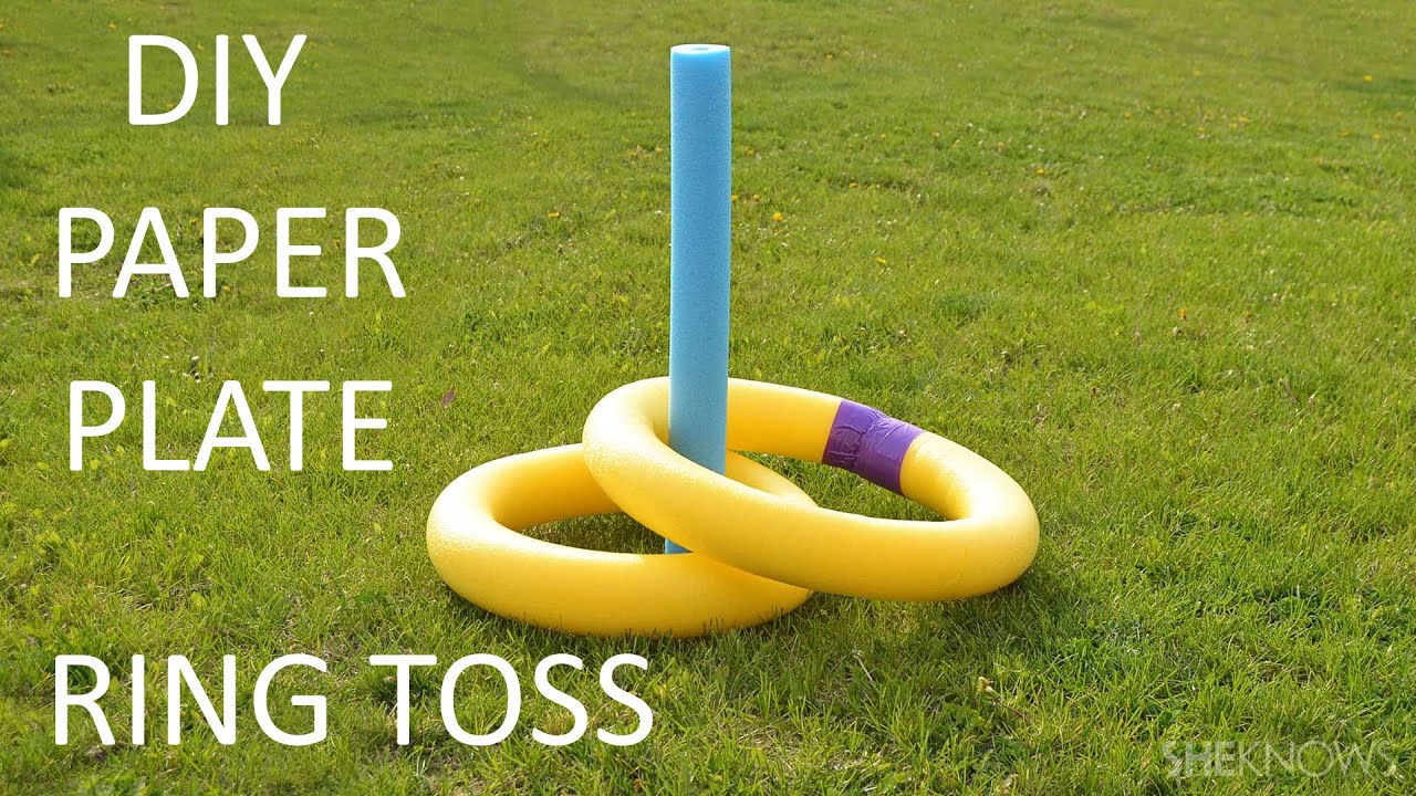DIY Paper Plate Ring Toss! YouTube