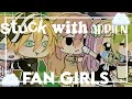 stuck with Adrien CRAZY fan girls [ in a room ] || gacha skit || Miraculous ladybug