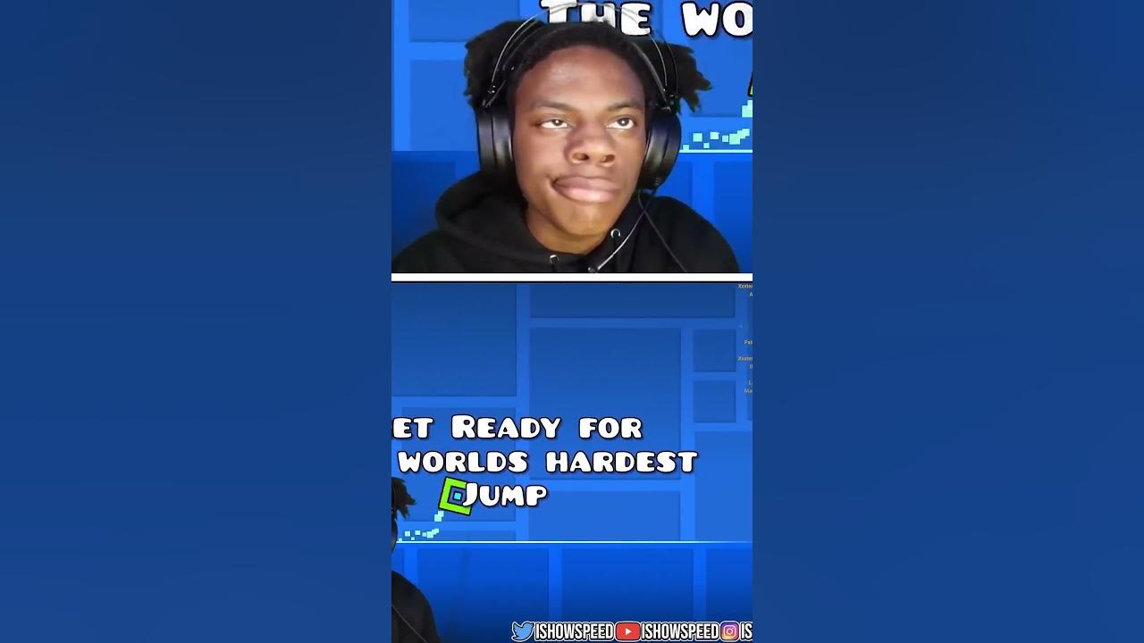 iShowSpeed BEATS WORLDS HARDEST GEOMETRY DASH LEVEL