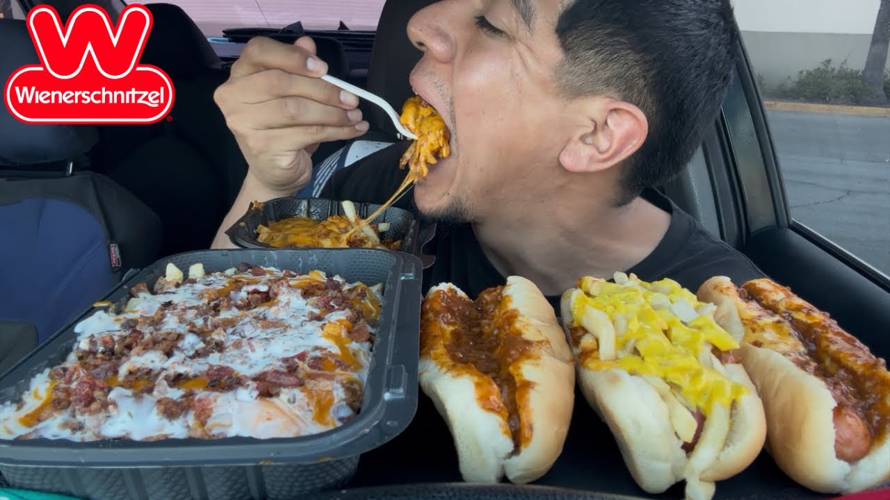 Wienerschnitzel Mukbang 