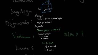 Tentukan volume prisma tegak segitiga berikut!|Matematika Untuk SD/MI Kelas VI|Latihan 3
