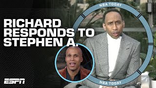 Richard Jefferson responds to Stephen A.'s comments on him 👀 | NBA Today
