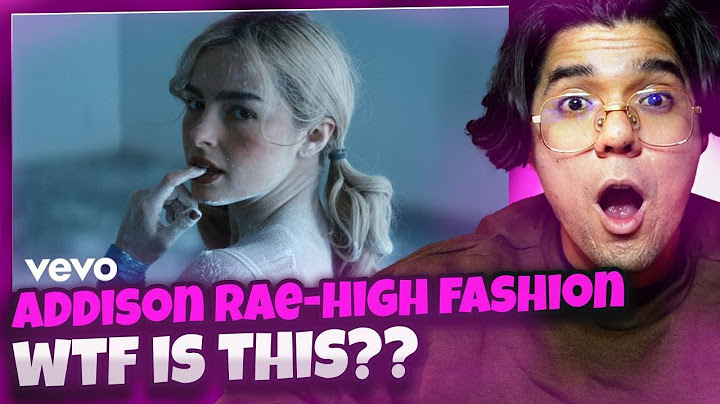 ItsAlies Reacts To Addison Rae- High Fashion (Official Music Video)