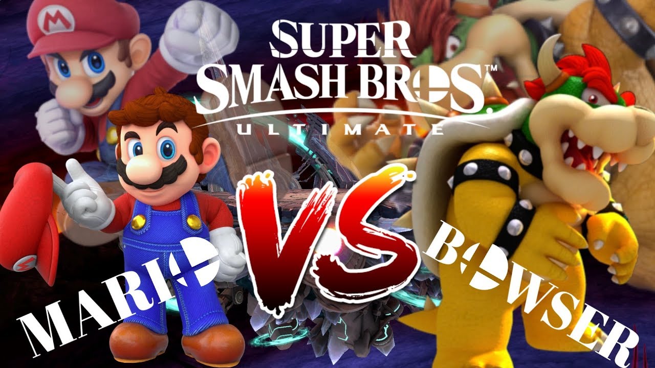 Mario Vs Bowser in Super Smash Bros. Ultimate!!! - YouTube