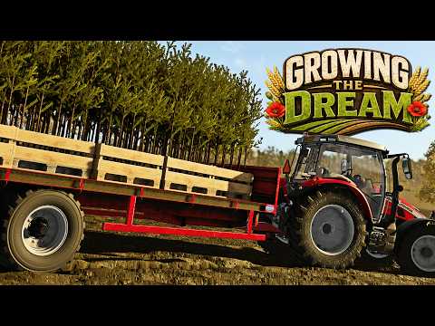 PLANTING 200 TREES...BY HAND! 🇬🇧 Growing The Dream on Witcombe Park Farm - Episode 17 - FS25 thumbnail