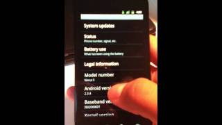 Android 2.3 Easter Egg (2.3.4 Gingerbread on Nexus S)