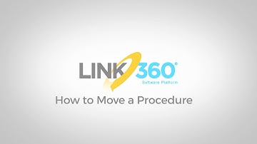 Brady LINK360 software | How To Move A Procedure