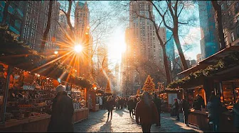 🎄Cozy Christmas Market Walk in Bryant Park NYC | Holiday Vibes & Unique Gifts 🎁