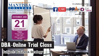 Live: DBA Trial Class-(21st Nov)-(03pm KL Time)-Business Strategy Guide