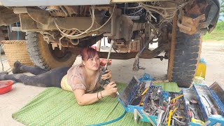 : The genius girl maintained a 3.5 -ton car for the customer