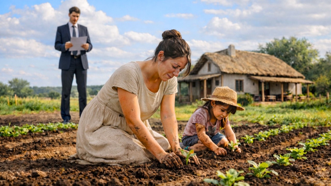 VIÚVA FOI HUMILHADA NO TESTAMENTO E FOI ABANDONADA EM UMA CHACARA— AO ENTRAR NA CASA, SE SURPREENDEU