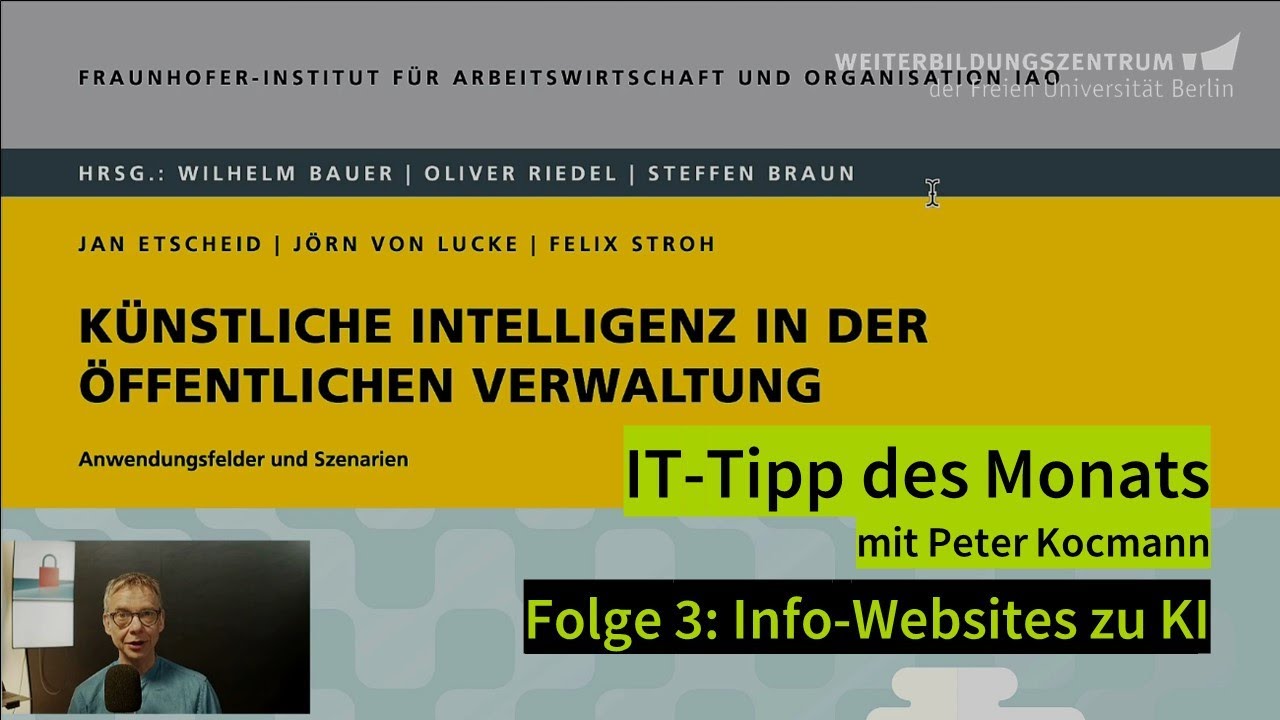 Wo finde ich aktuelle Informationen zu knstlicher Intelligenz? | WBZ  IT-Tipp des Monats