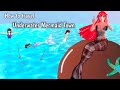 How to travel underwater mermaid town  secret place sakura school simulator