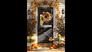 Fall door decorations ideas