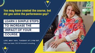 3 simple steps to increase the impact of your course.