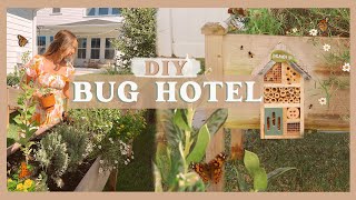 DIY GARDEN PROJECT | putting together a beneficial bug hotel!