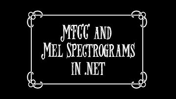 MFCC and Mel Spectrograms (.NET, librosa, kaldi, torchaudio)