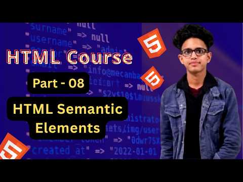 HTML Semantic Tags Explained | Complete Guide for Beginners (HTML5)
