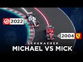 Schumacher vs schumacher  can mick beat michaels lap time
