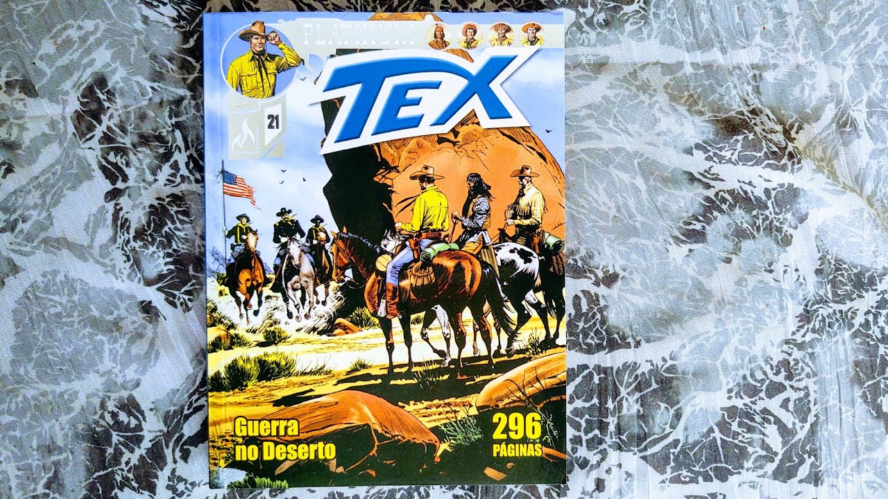 Tex Platinum 21 "Guerra no Deserto" e "O Último Refúgio" (jun/2019) Folheando Tex