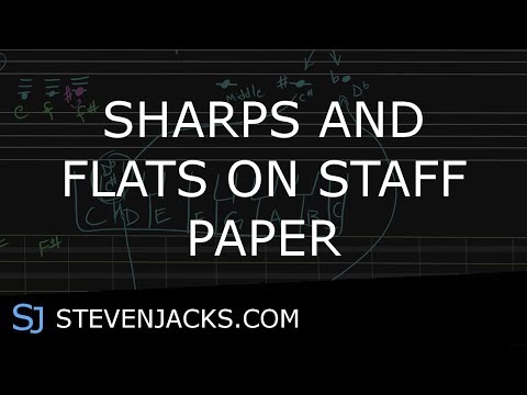 sharps-and-flats-on-staff-paper-|-stevenjacks.com