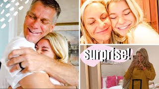 SURPRISING MY PARENTS AT HOME *cutest reaction*