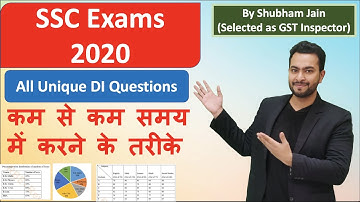 Data Interpretation all Latest unique Questions| Must watch| SSC CGL| SSC MTS