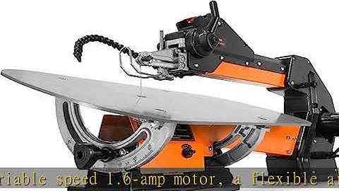 WEN LL2156 21-Inch 1.6-Amp Variable Speed Parallel Arm Scroll Saw with Extra-Large Dual-Bevel Steel