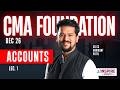 CMA Foundation Accounts Lecture 1 | Dec 2026 Exam | CA CS Shrikant Patil #cmafoundationaccounts