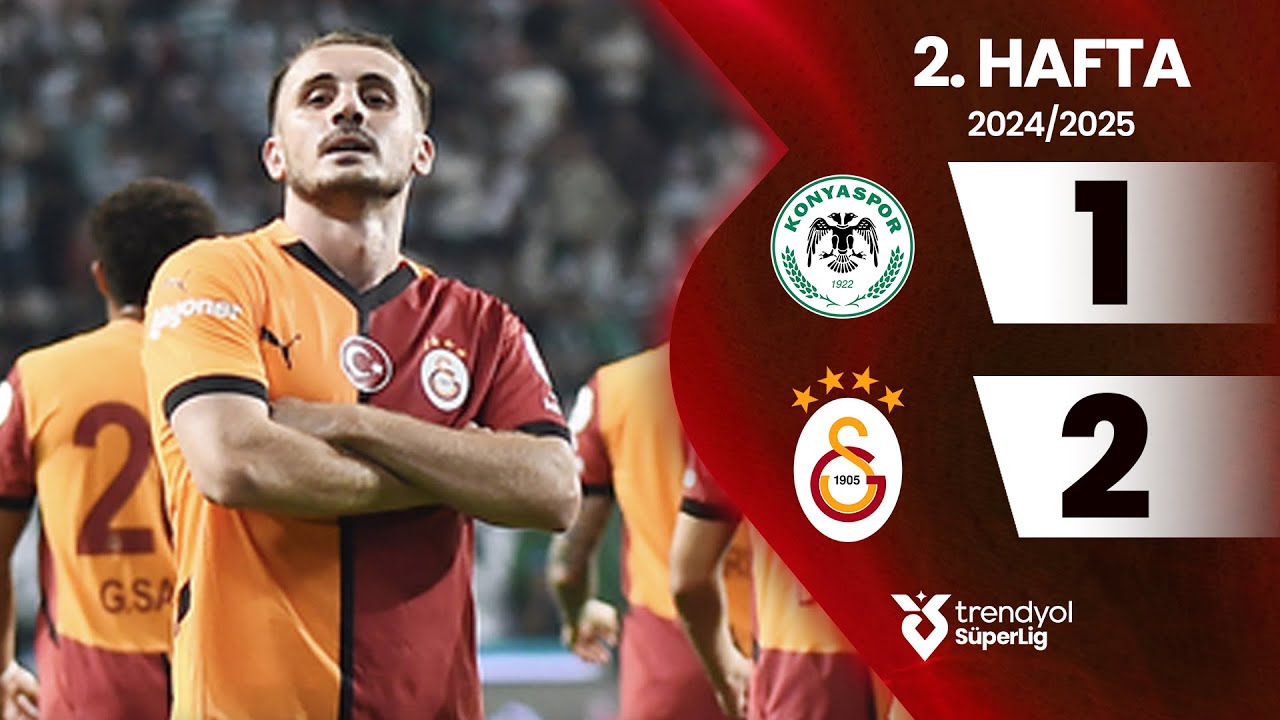 Konyaspor (1-2) Galatasaray | 2. Hafta - Trendyol Süper Lig 2024/2025 Sezonu