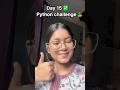 Day 15 ✅ of 25 days of pyrhon challenge 🐍:- tuple #coding #relatable #shorts #challenge