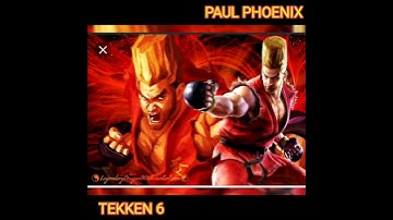 TEKKEN_6_(PSP) Paul Phoenix all best combinations moves | top combo moves of Paul Phoenix |