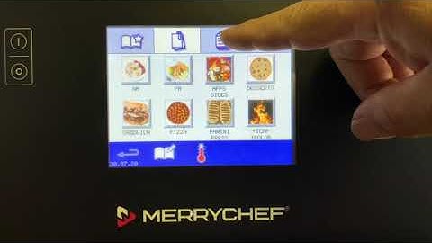 How to edit a Cookbook Profile, Merrychef high speed oven