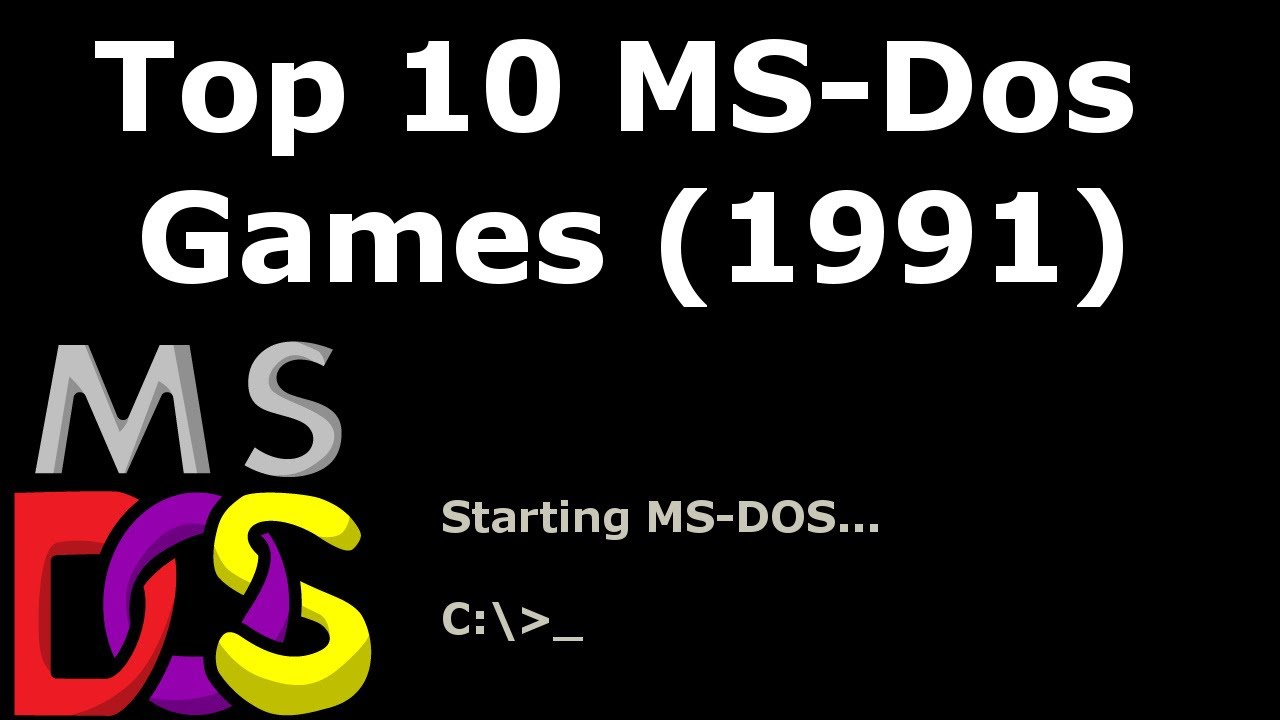 Top 10 MS-Dos Games (1991) -