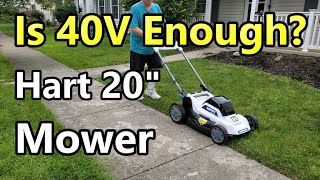 Hart 40V 20-Inch Mower Unboxing And Review