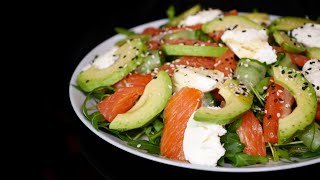 САЛАТ С КРАСНОЙ РЫБОЙ И АВОКАДО | Salmon & Avocado Salad