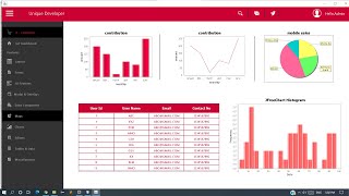 JAVA - How to design a simple dashboard UI using Swing and Java with graphs -Netbeans 2021