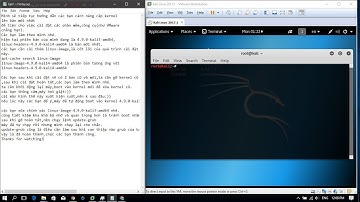 Hướng dẫn nâng cấp kernel trên Kali Linux 2017.1