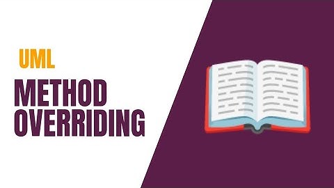 Method Overriding Concept| OOP UML #9 #youtube #oop #uml