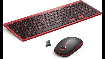 Jelly Comb 24G Ultra Slim Wireless Keyboard Mouse Combo