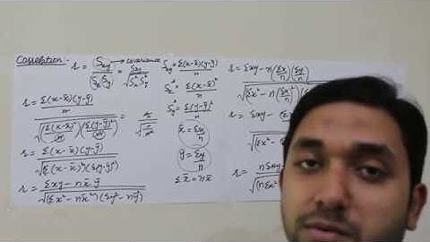 Correlation Coefficient (r) Formulas derivation By Sir Tanveer