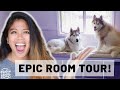 SIBERIAN HUSKIES Get Their Own DOG ROOM!