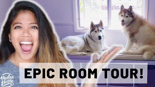 SIBERIAN HUSKIES Get Their Own DOG ROOM! by Meeler Husky 10,949 views 3 years ago 11 minutes, 20 seconds